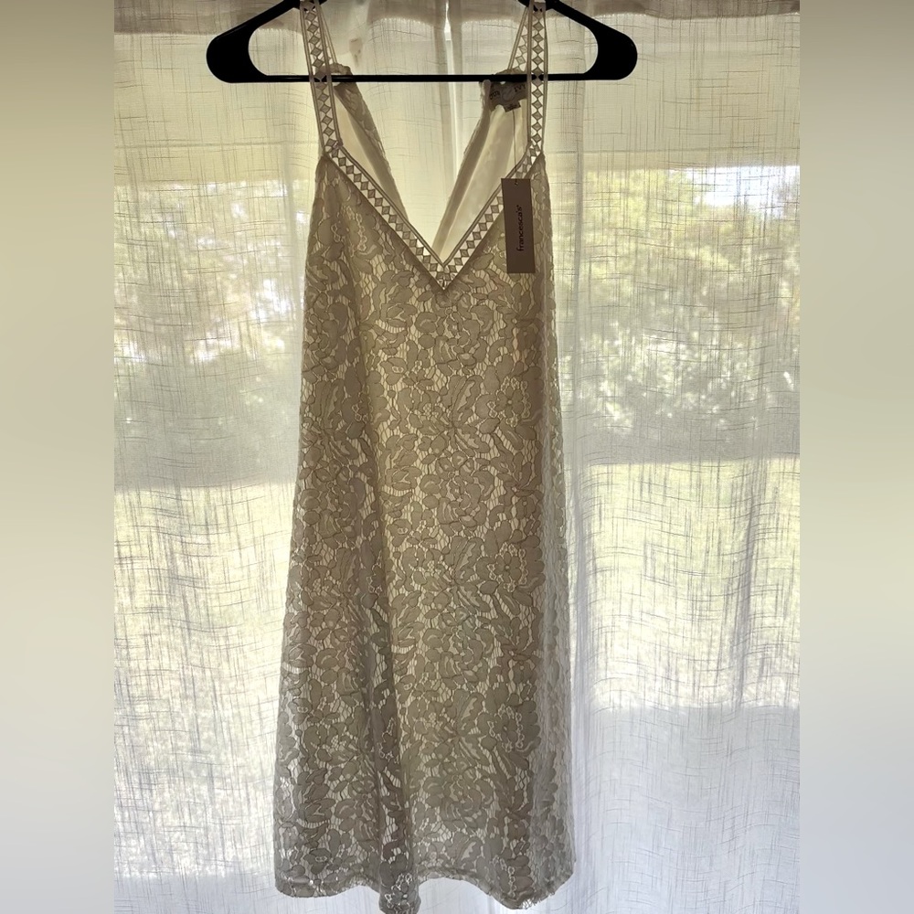 White lace dress